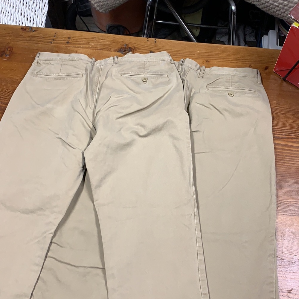 J Crew khakis  **2 pairs**